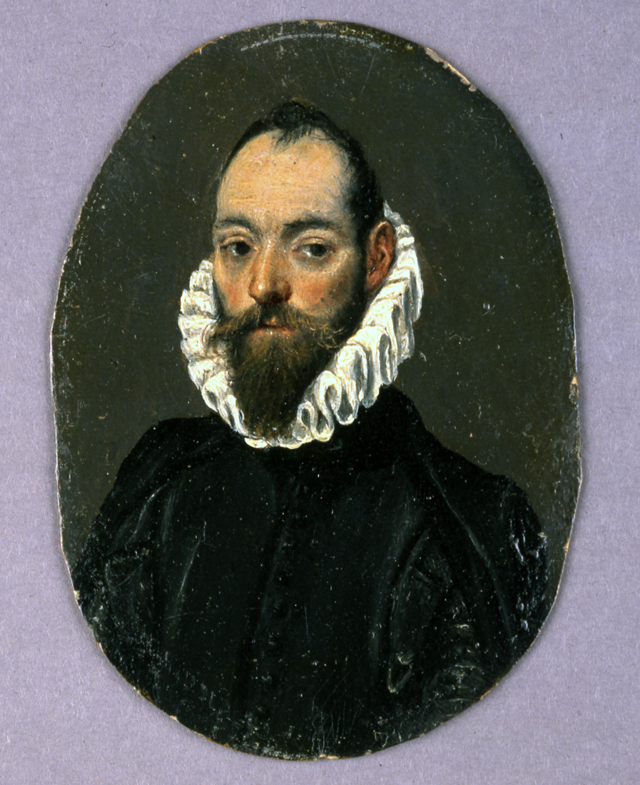 A311_El Greco, Portrait of a Man, miniature