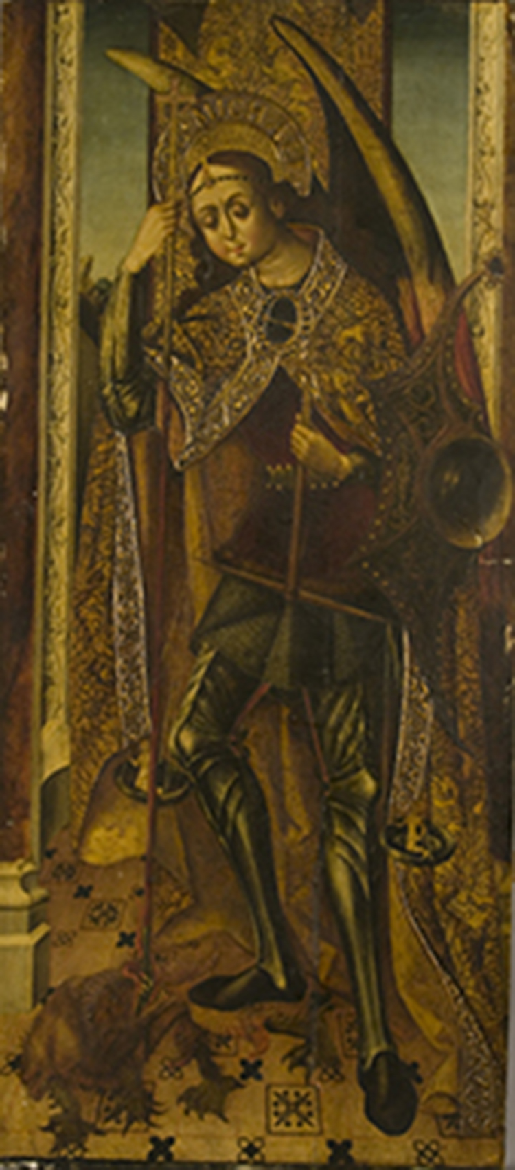 Unknown Artist, Saint Michael, ca. 1500. Tempera on wood panel